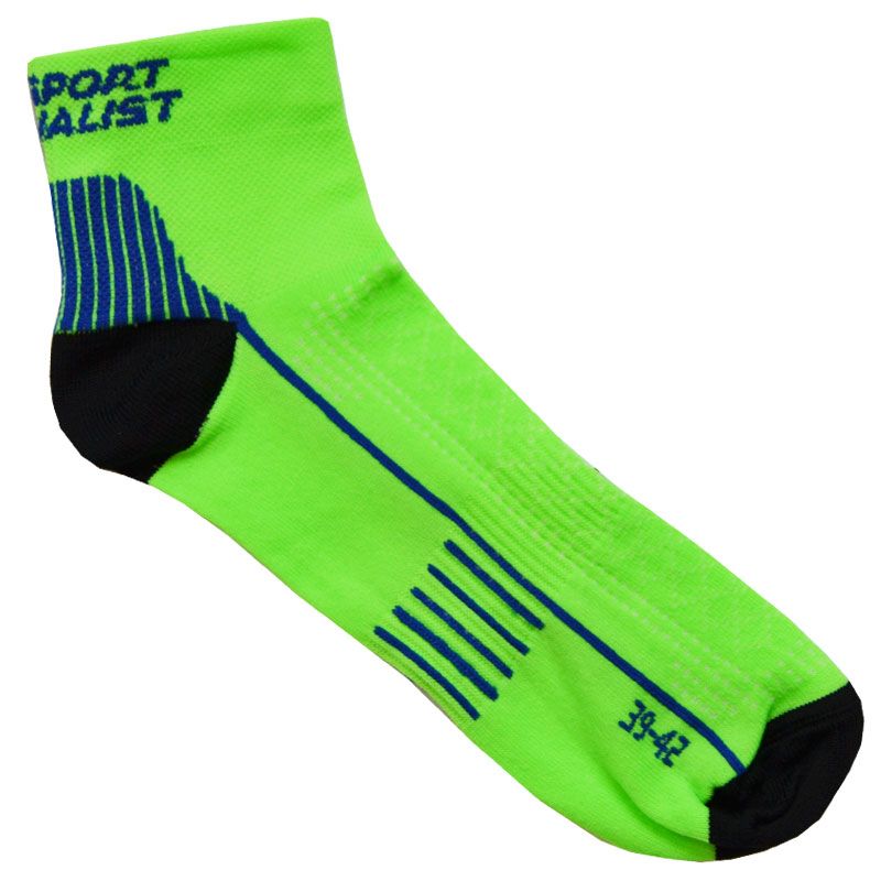 CALZE RUNNING 2 PAIA ROYAL/VERDE FLUO