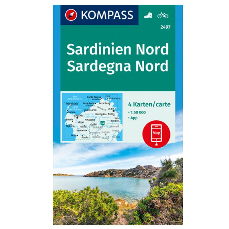 Cartina escursionistica Sardegna Nord