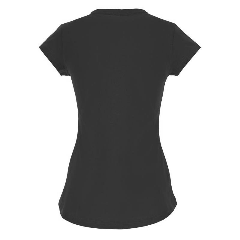 T-Shirt Donna Round Neck nero