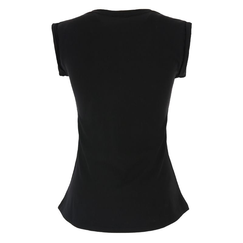 CANOTTA DONNA ELASTICIZZATA nero