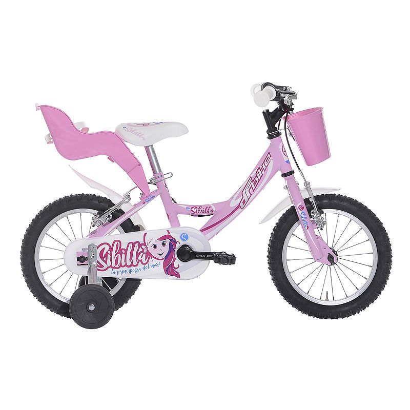 BICI BAMBINA SIBILLA 16 ROSA/BIANCO