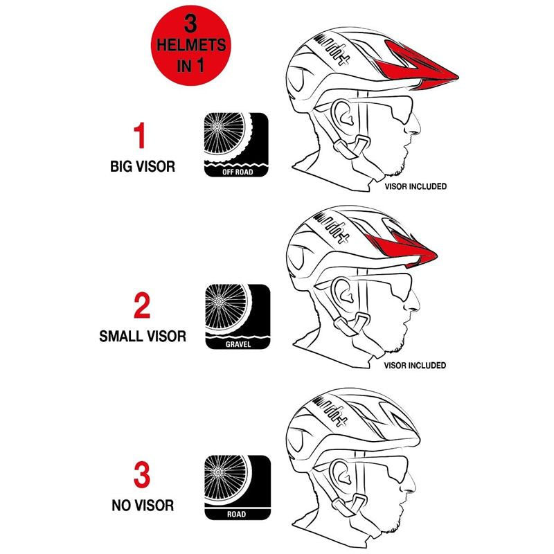 CASCO HELMET 3 IN 1