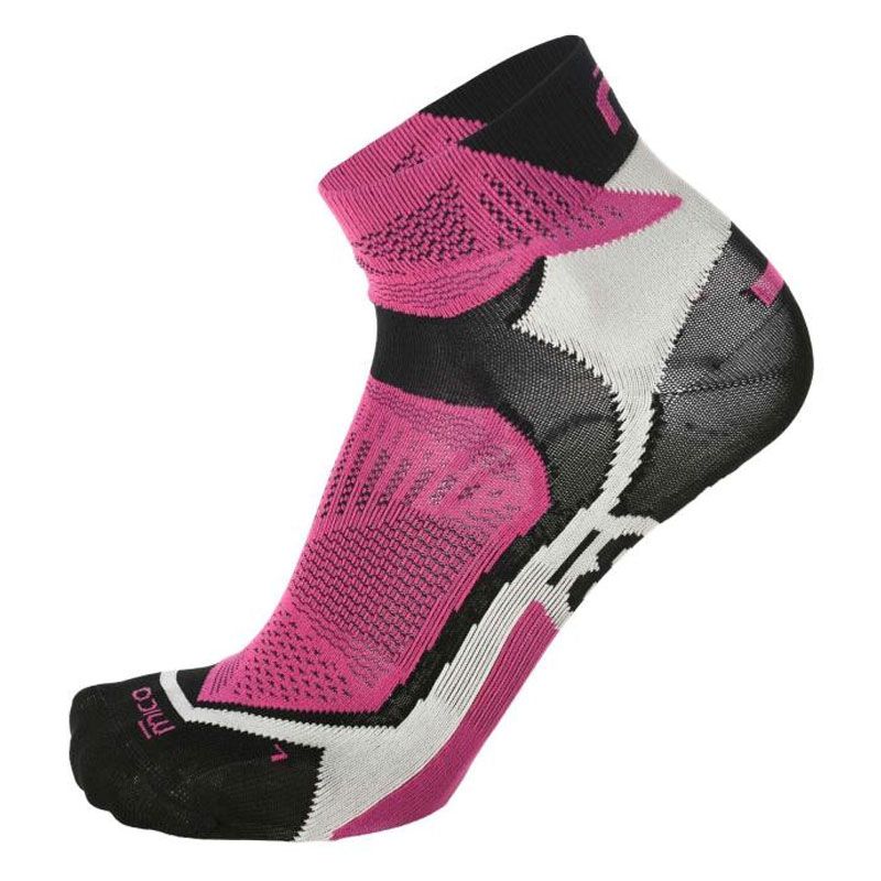 CALZE RUN CORTA EXTRALIGHT 573 NERO/FUXIA