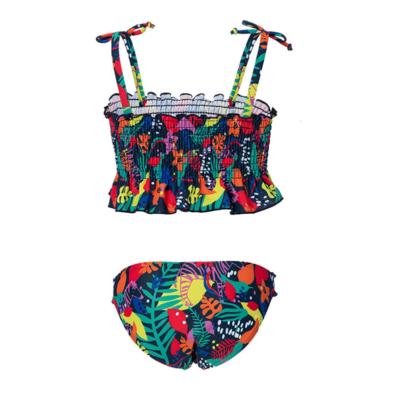 Bikini bambina little Plisse