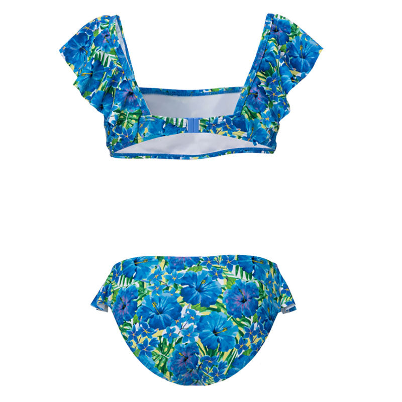 Bikini bambina Giungla volant