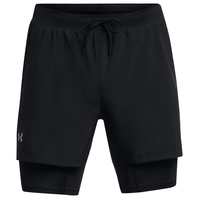Pantaloncino uomo UA Launch 2 in 1 5"