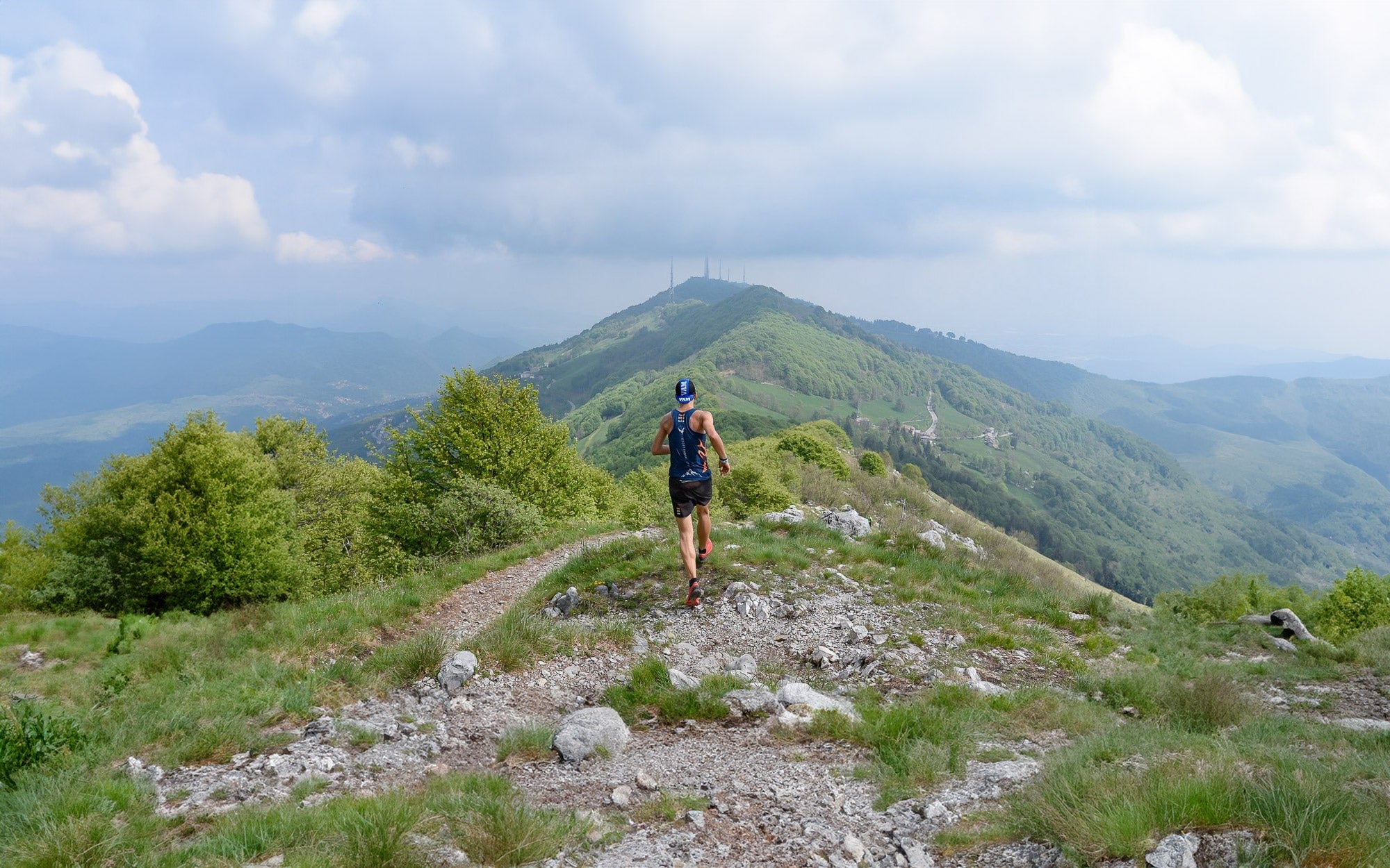 Una foto del passaggio sul Monte Tesoro dell'edizione 2022