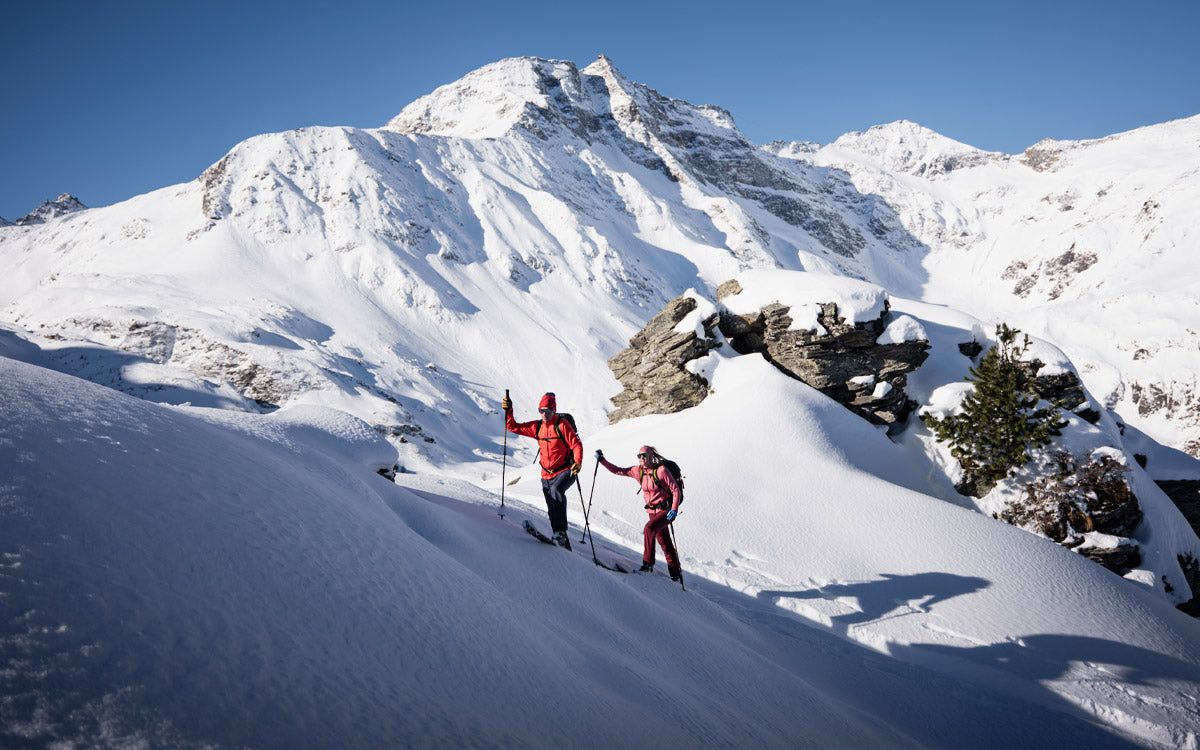 2 ragazzi in risalita con gli scarponi Kilo XTR di La Sportiva