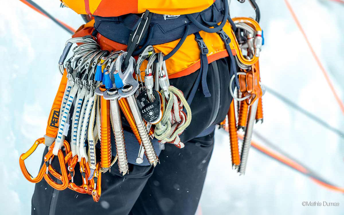 Richiamo dei chiodi da ghiaccio Petzl laser speed 10 cm