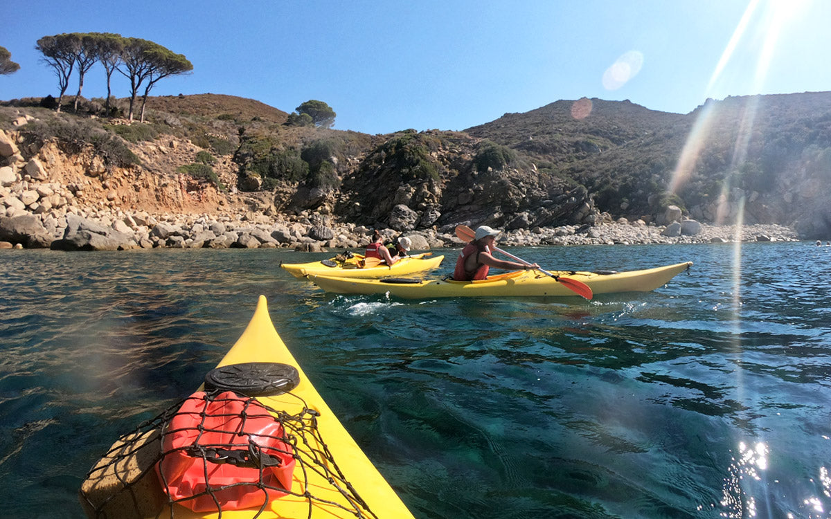 Kayak lungo le coste dell'isola d'Elba