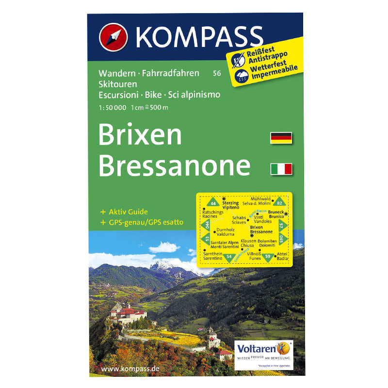 Cartina Brixen/Bressanone