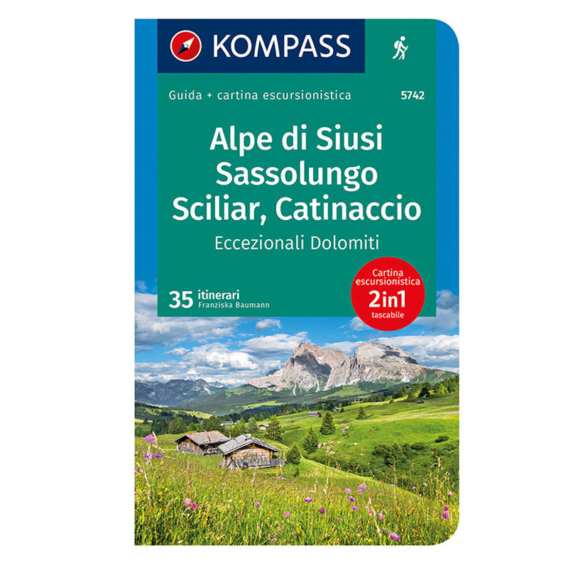 Cartina Alpe di Siusi Sassolungo Sciliar Catinaccio