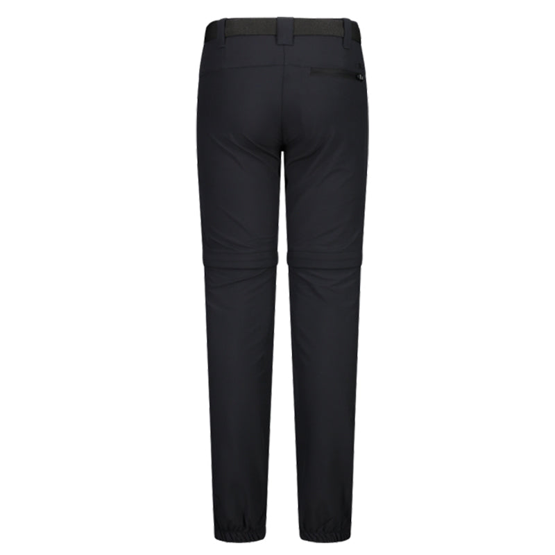 Pantalone bambina zip off stretch