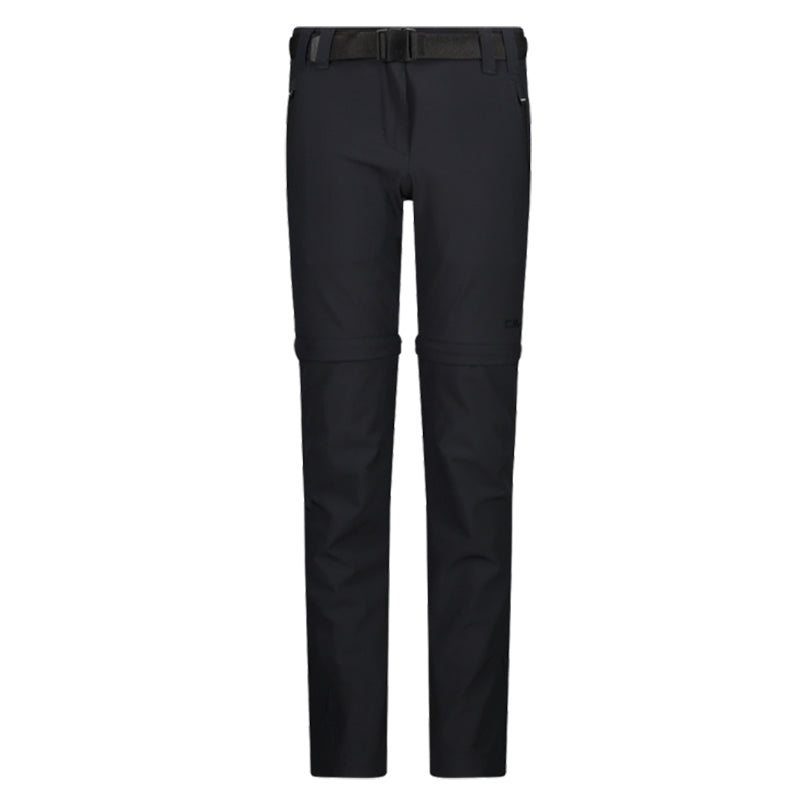 Pantalone bambina zip off stretch