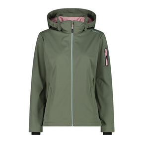 Giacca donna in Light Softshell cappuccio staccabile