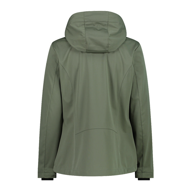 Giacca donna in Light Softshell cappuccio staccabile