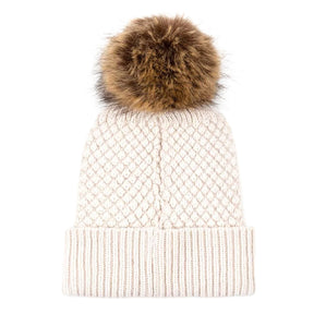 Cappello donna pompon