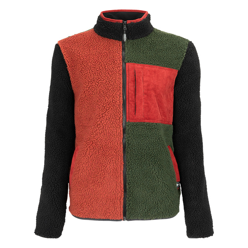Pile uomo Trobio mock neck orsetto