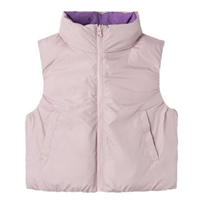 Gilet bambina Reversibile