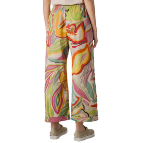 Pantalone donna Relaxed Flower Power