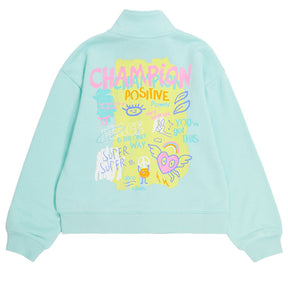 Felpa bambina Full-Zip Graffiti