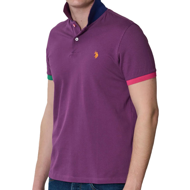 Polo uomo Dettagli colorati