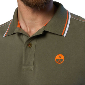 Polo uomo con logo