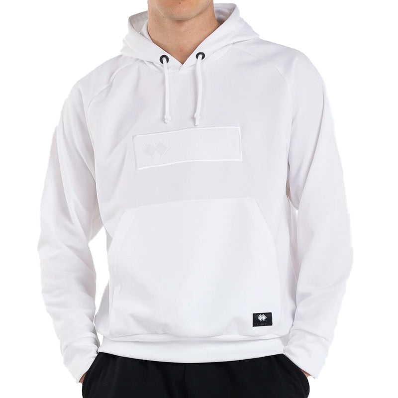 Felpa uomo pullover patch ricamata