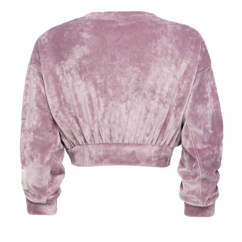 Felpa bambina Crew Velour