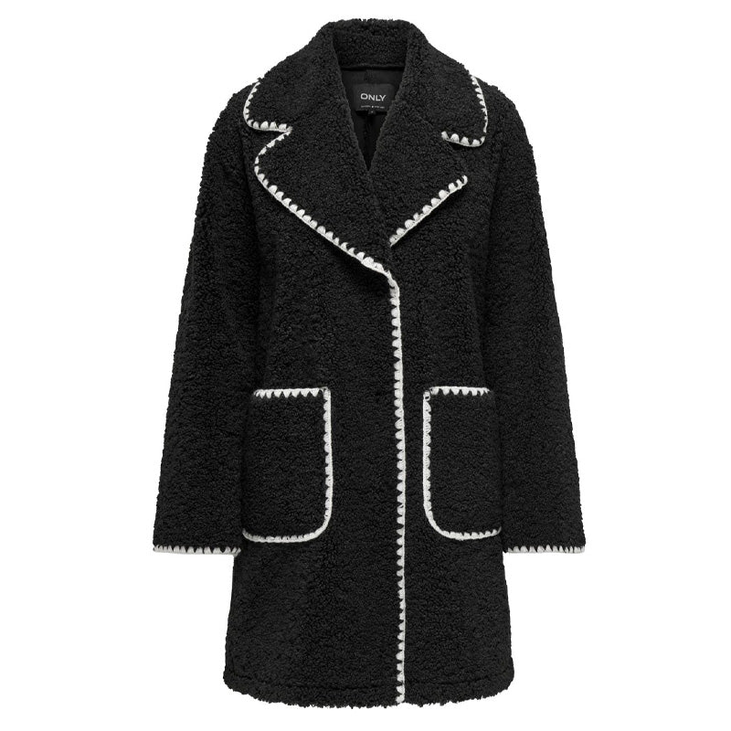 Giacca donna Cappotto Salvia teddy