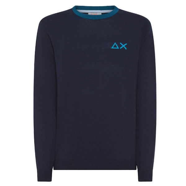 Maglione Sun68 Maglione Con Toppe Uomo Maglione Sun68 Maglie Uomo