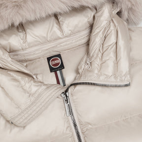 Piumino donna collo alto