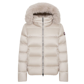 Piumino donna collo alto