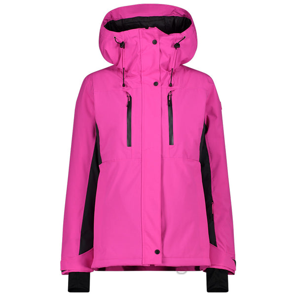 Giacca Pile Invernale Donna Outdoor CMP Pile Da Donna Knit-tech Mélange Con Cappuccio – 3H19826 - Latini Sport Giacca Pile Cmp Knit-tech - 5