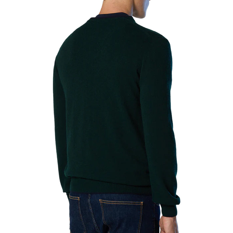 Maglione uomo logo ricamato