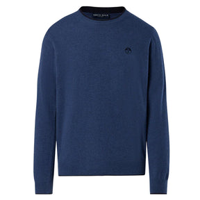 Maglione uomo logo ricamato