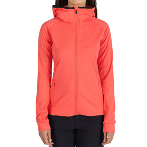 Pile donna cappuccio e zip