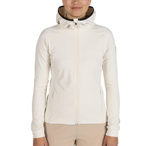 Pile donna cappuccio e zip