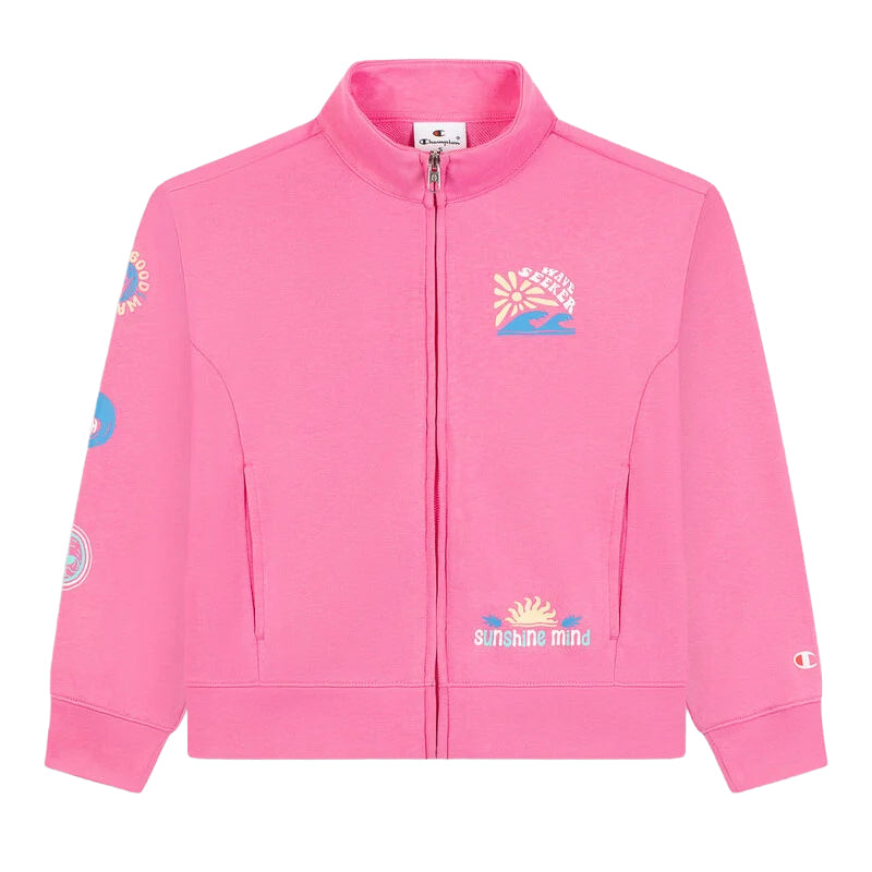 Felpa bambina zip Graphic