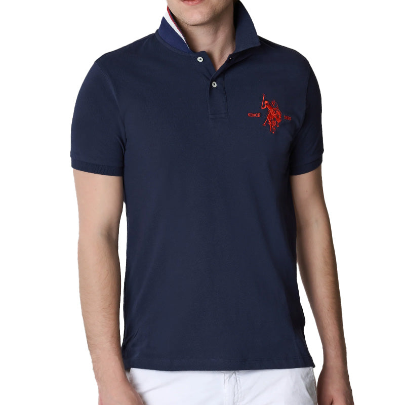 Polo uomo macrologo