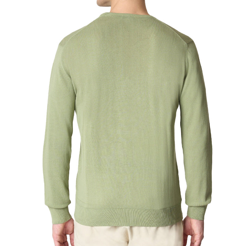 Maglione uomo cotone crepe