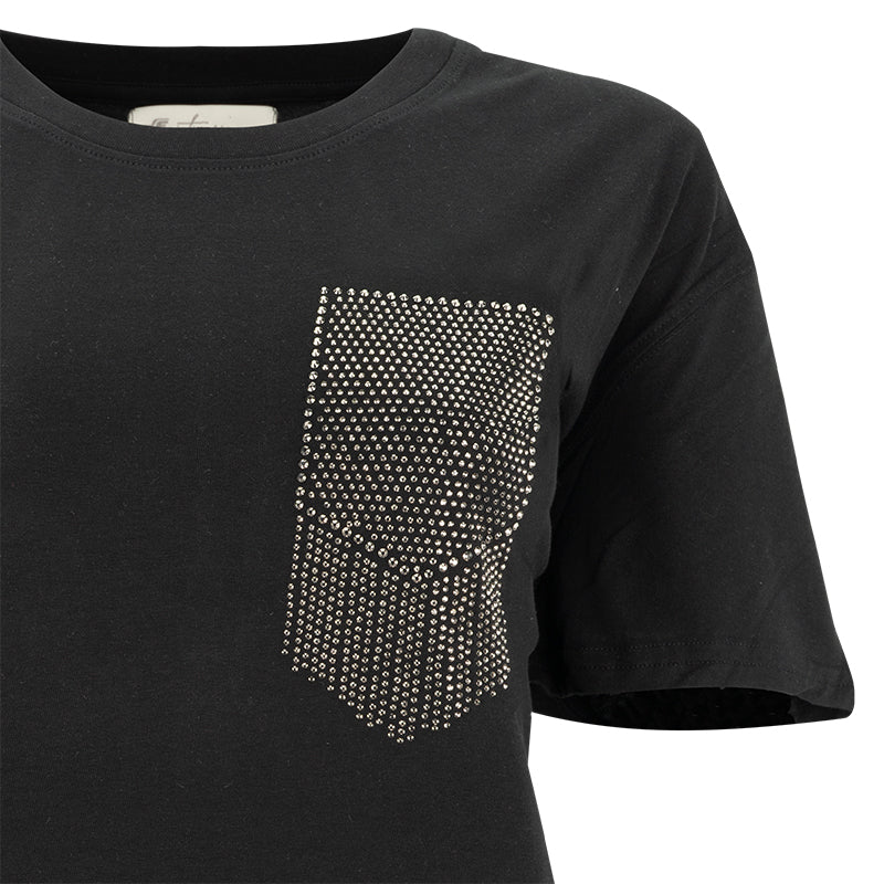 T-Shirt donna Strass