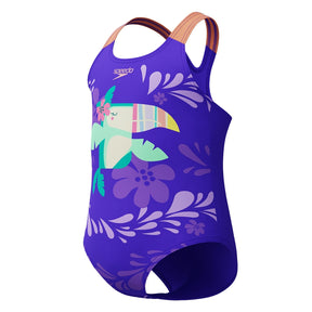 Costume bambina little Learn to Swim