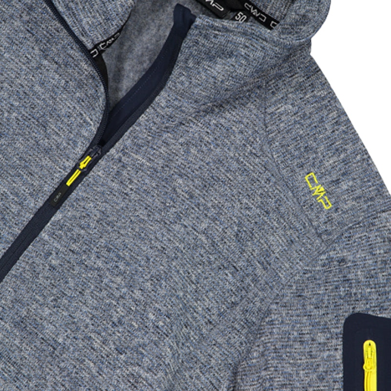 Pile uomo knit-tech mélange