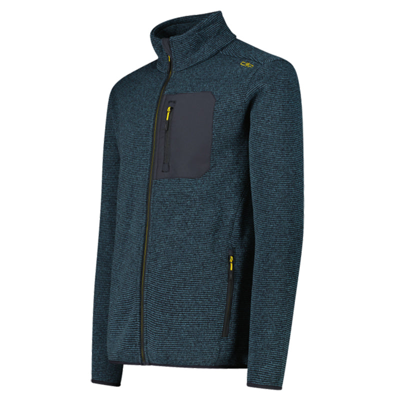Pile uomo zip knit tech