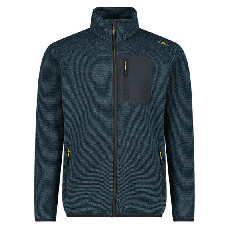 Pile uomo zip knit tech