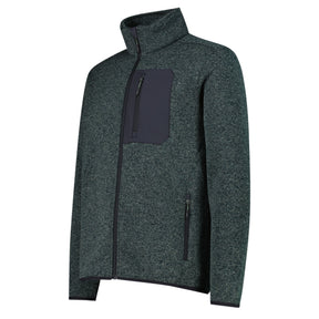 Pile uomo zip knit tech