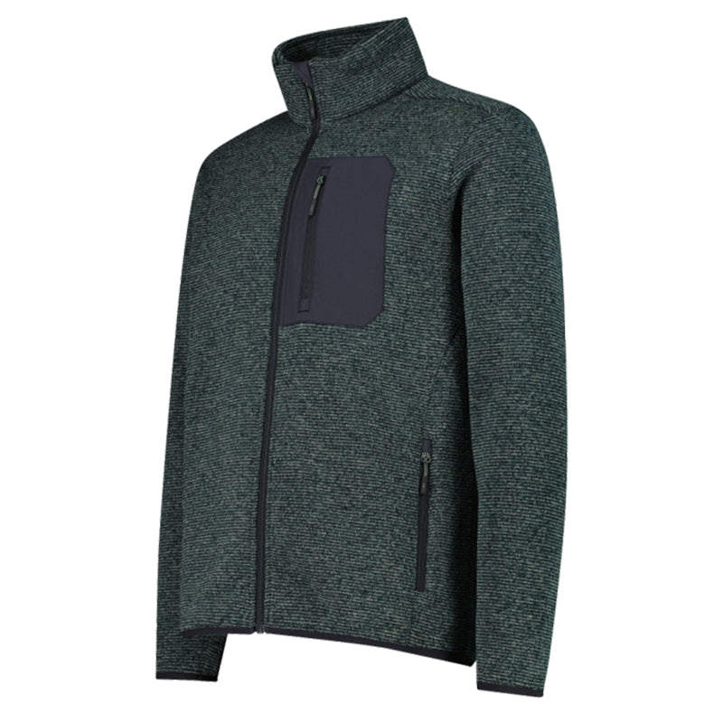 Pile uomo zip knit tech