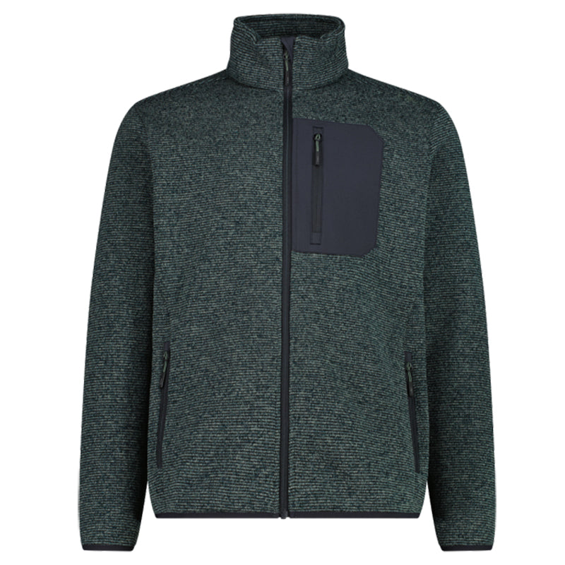 Pile uomo zip knit tech