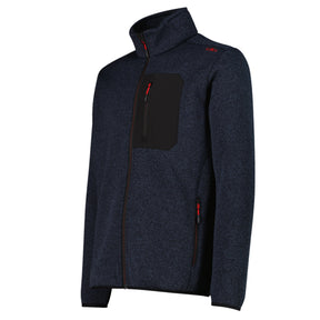 Pile uomo zip knit tech